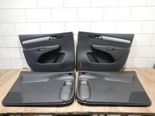 4x Türverkleidung Seat Alhambra vorne links rechts hinten Leder schwarz silber