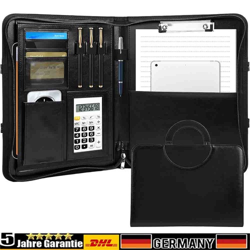 Collegemappe schwarz - collegemappe,
