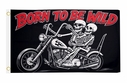 Fahne flagge born wild - born,