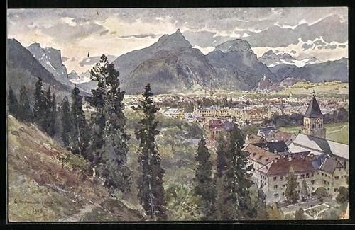 Künstler edward harrison - künstler-ak,