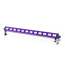 Nano UV BAR LED Schwarzlicht 12x 3W UV LEDs 36W 50x50x650mm Montagebügel inkl.