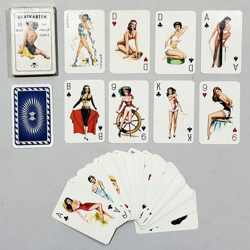 Skat karten pin girls - skat, pin-up