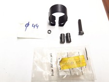 Auspuffschelle für Ducati Königswelle, d44, schwarz lackiert, für Megaphon. NOS