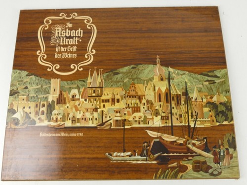 Asbach uralt holz werbeschild - uralt,