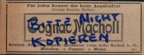 Mainz werbung 1902 - mainz,,