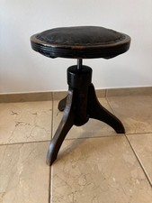 VINTAGE Klavierhocker MASSIV
