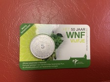 Niederlande 5 Euro 2011 stgl. - 50  Jahre WWF - Coincard
