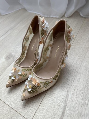 Women dsquared heels beige - heels,