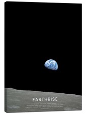 Leinwandbild Earthrise -