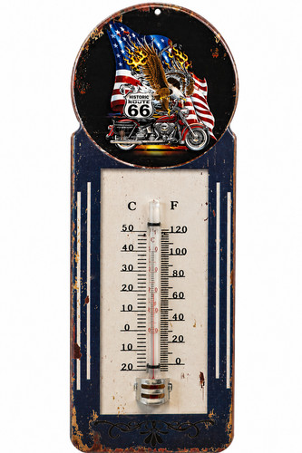 Blech thermometer route - "route, 66"