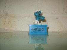 GratulationsSchlumpf      französisch Dreirecksockel Sockel Schlumpf Schlümpfe