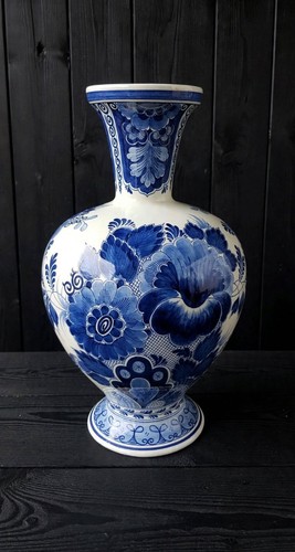 Große vase original delfts - vase,