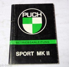 Betriebsanleitung + Schmiermitteltabelle Puch Sport MK II Stand 1979