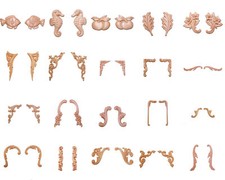 Holz Ornament Paare Verzierungen Holzornamente Möbel Antik Holzzierteile