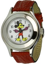 Mickey Mouse Damenuhr Schweizer BFG-Werk Handaufzug Micki Micky Maus Uhr
