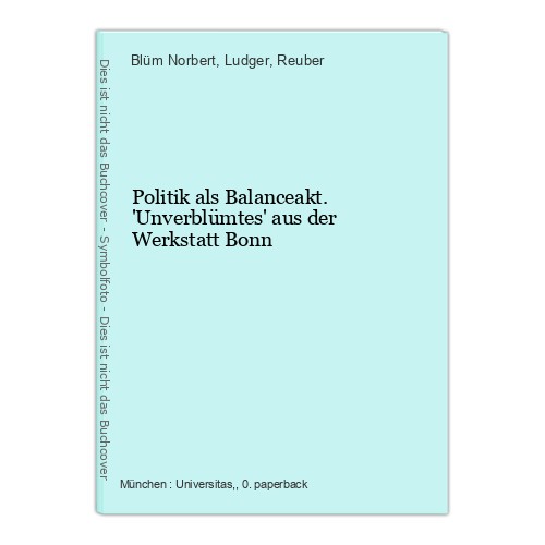 Politik als balanceakt - politik,