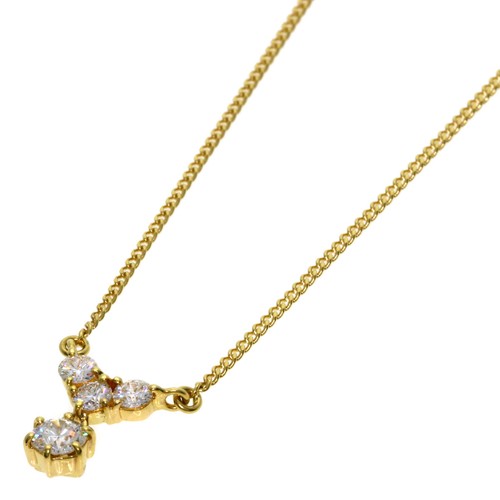 Tasaki diamant collier k18 - tasaki,