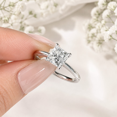 Diamant damen verlobungsring - diamant,