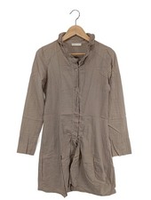 KD KLAUS DILKRATH Hemdblusenkleid Damen Kleid Gr. DE 36 wollweiß Casual-Look