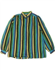 BLEYLE Damen Shirt UK 14 Large bunt gestreift Baumwolle DG53