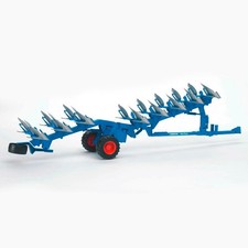 BRUDER Spielzeug Modell Lemken Aufsattel Drehpflug Anbaugerät Traktor / 02250