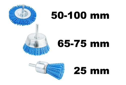 Nylon scheibenbürste - nylon,