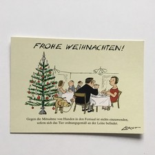 LORIOT Karte FROHE WEIHNACHTEN 