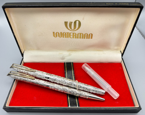 Waterman sterlingsilber - c/f,