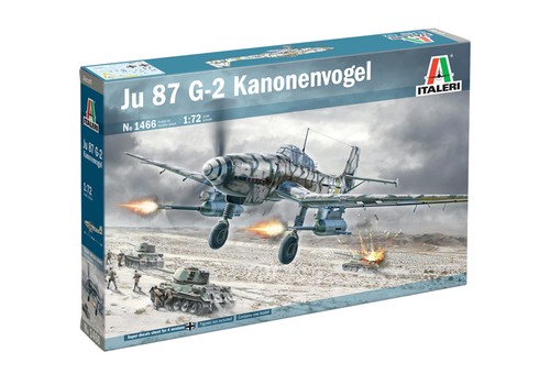 Italeri flugzeug 87g - italeri, ju-87g-2