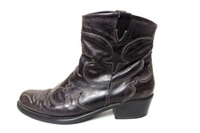 TREMP COWBOY STIEFELETTE GR 38 LEDER BRAUN COWBOYSTIEFEL SCHUHE DAMEN 2405014