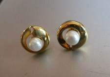 2 Ohrstecker - Gelbgold 375