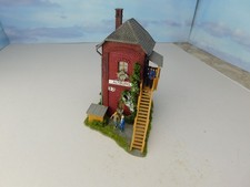 H0 FALLER 131384 Stellwerk/Blockstelle gealtert mit Figuren