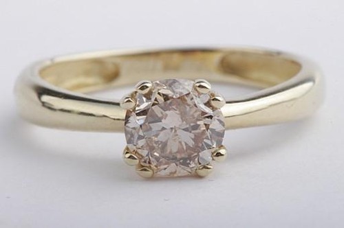 Brillant diamant ring - ring, 1ct