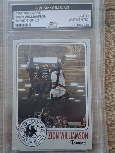 Zion williamson auto - zion,