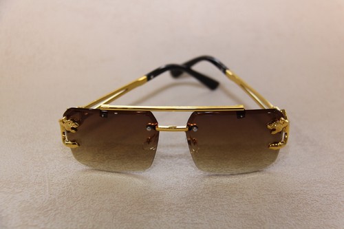 Rahmenlose farb brille - rahmenlose,