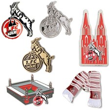 1. FC Köln Pin Anstecker Pins Logo Stadion Schal Dom Pin silber gold antik 1948