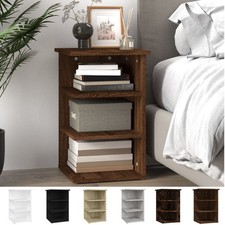 Beistellregal 3 Regale Bücherschrank Beistelltisch Nachttisch Sofatisch 35x35x55