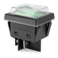 Wippenschalter grün 30A