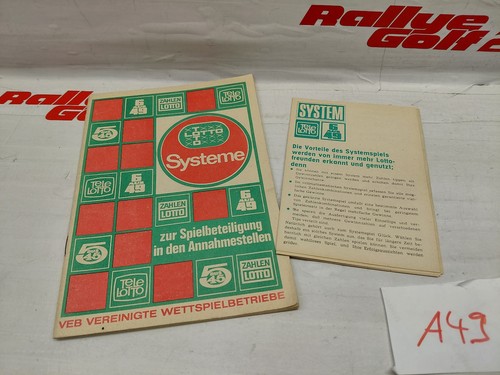 Ddr tele lotto system schein - tele,