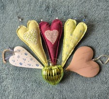 Deko Herzen Set 6 Teilig