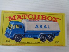 Matchbox 1-75 RW 25 C Bedford Petrol Tanker "Aral" mint boxed