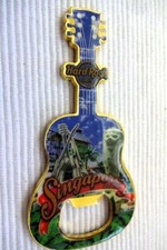1 Hard Rock Cafe MAGNET BOTTLE OPENER SINGAPORE a