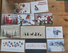 12 Weihnachtskarten Klappkarten
