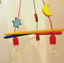 TOP Kinderlampe Holz  Sonne