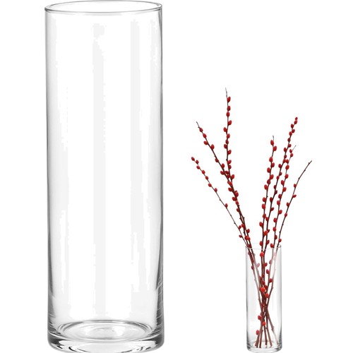 Glasvase zylinder 30x10cm - zylinder,