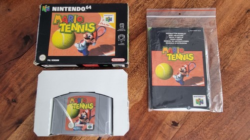 Mario tennis ovp cib - mario, n64