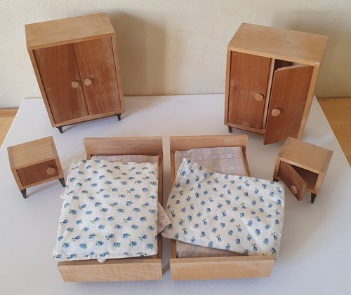 Schlafzimmer für puppenstube - schlafzimmer,