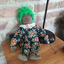 Stoffpuppe - alte Puppe vintage gruseliger retro Clown