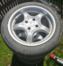 1 Satz 4 Stück Alufelgen 4-Loch für Mondeo MK2 mit 205/50 R 16 87W kaum gefahren