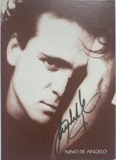 Nino De Angelo signiert Karte